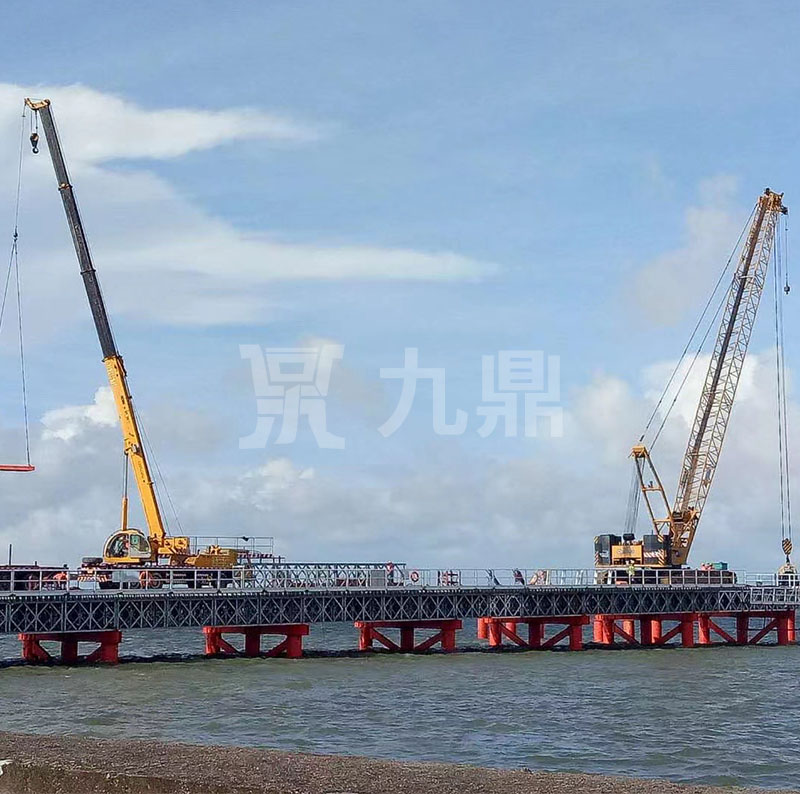 鋼棧橋現(xiàn)場組裝可以快速使用